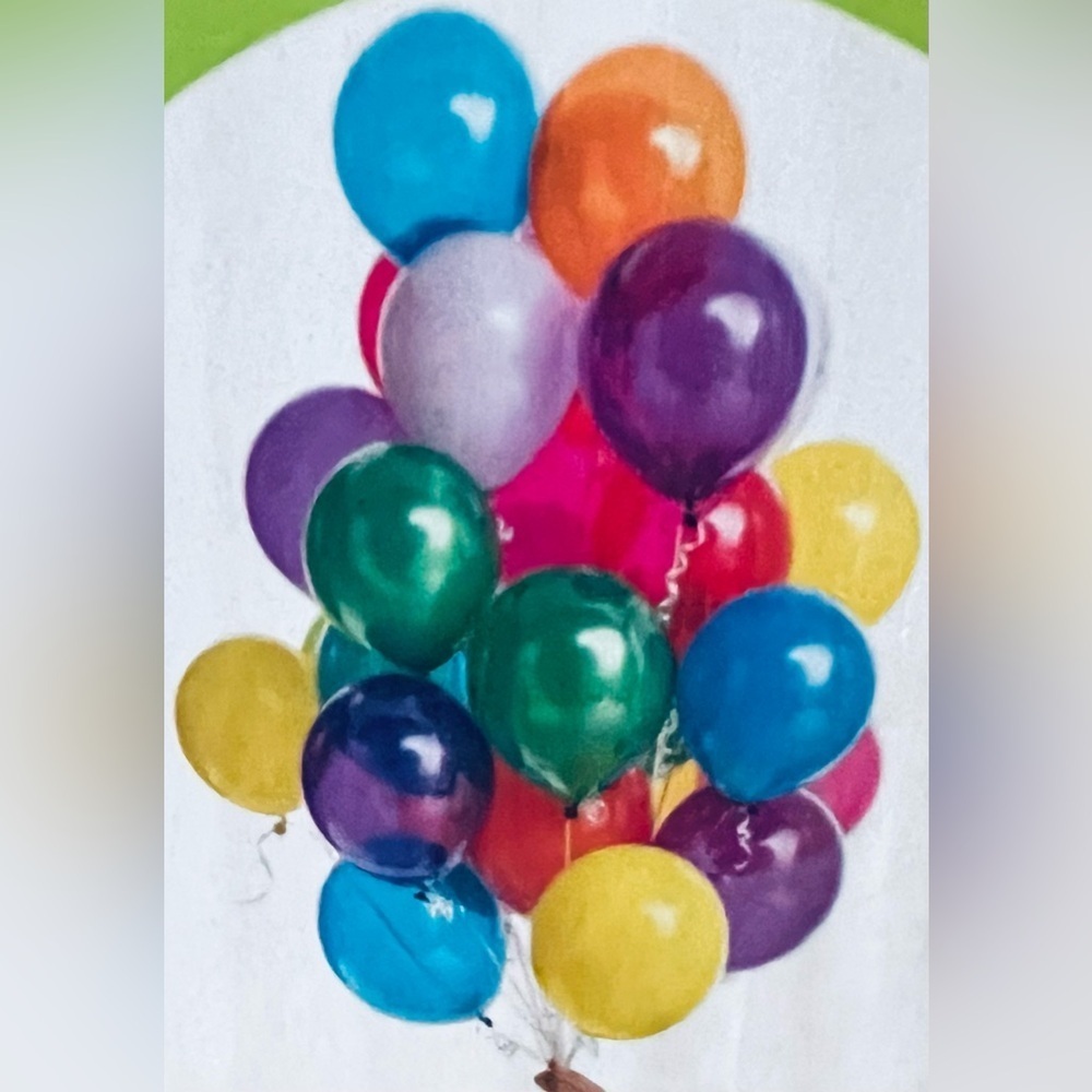 30 Colorful Balloon Time Helium Tank